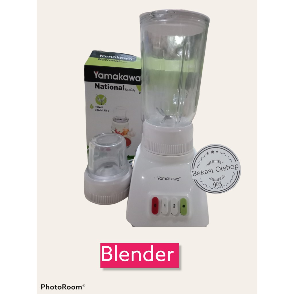 Blender Yamakawa Blender Kaca 6 Mata Pisau 3 in 1