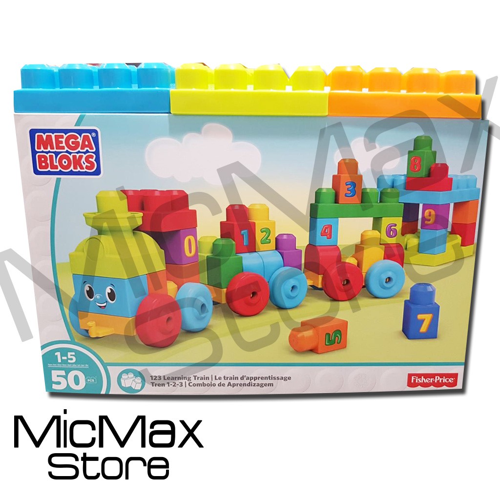 fisher price mega bloks abc learning train