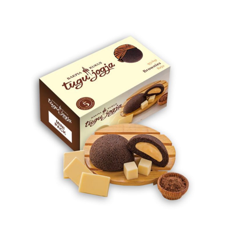 

Bakpia Kukus Tugu Jogja Brownies Keju - Mini Pack
