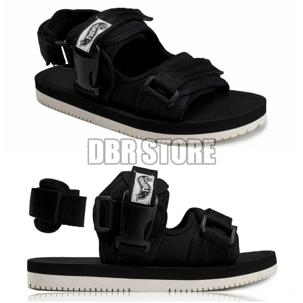 ORIGINAL - Sandal/Sendal Casual/Kasual/Jalan//Hijack/Hi Jack Cowok/Pria - GA Footwear Collon Black