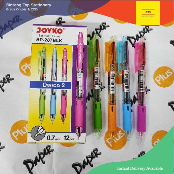 

[BTS] Ballpoint / Pulpen JOYKO 2 Warna DWICO