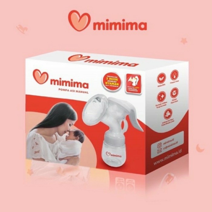 MIMIMA Pompa ASI Manual Ergonomis Breast Pump Pemerah ASI Murah Promo