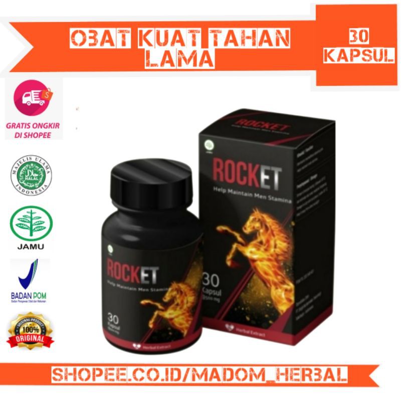 ROCKET Obat Herbal Tahan Lama 100% Original