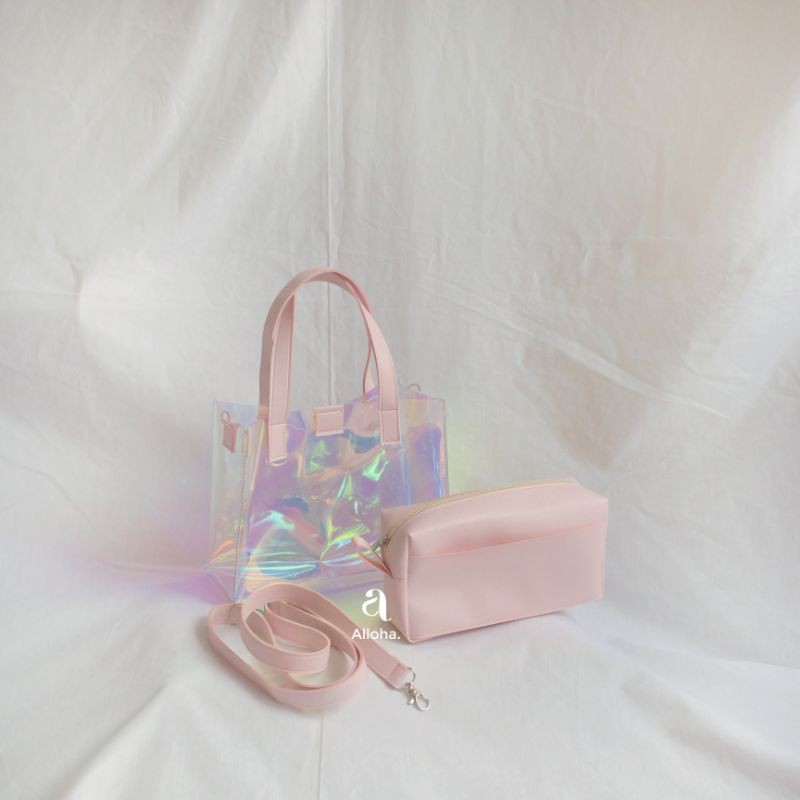 Sling Hologram Bag Pouch Set - Boatie