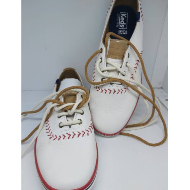 baseball keds leather