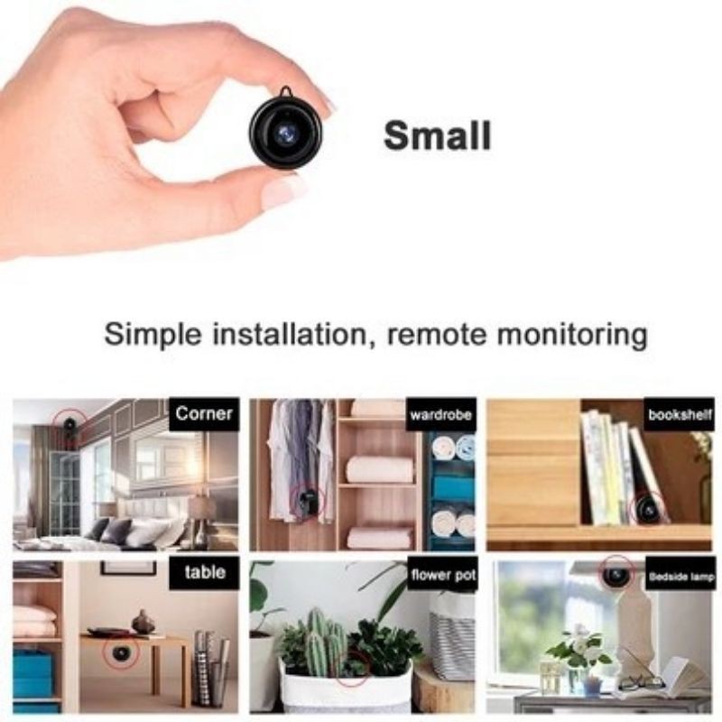 IP Camera V380 Mini 5MP WiFi Wireless 1080P HD Camera Cctv Night Vision