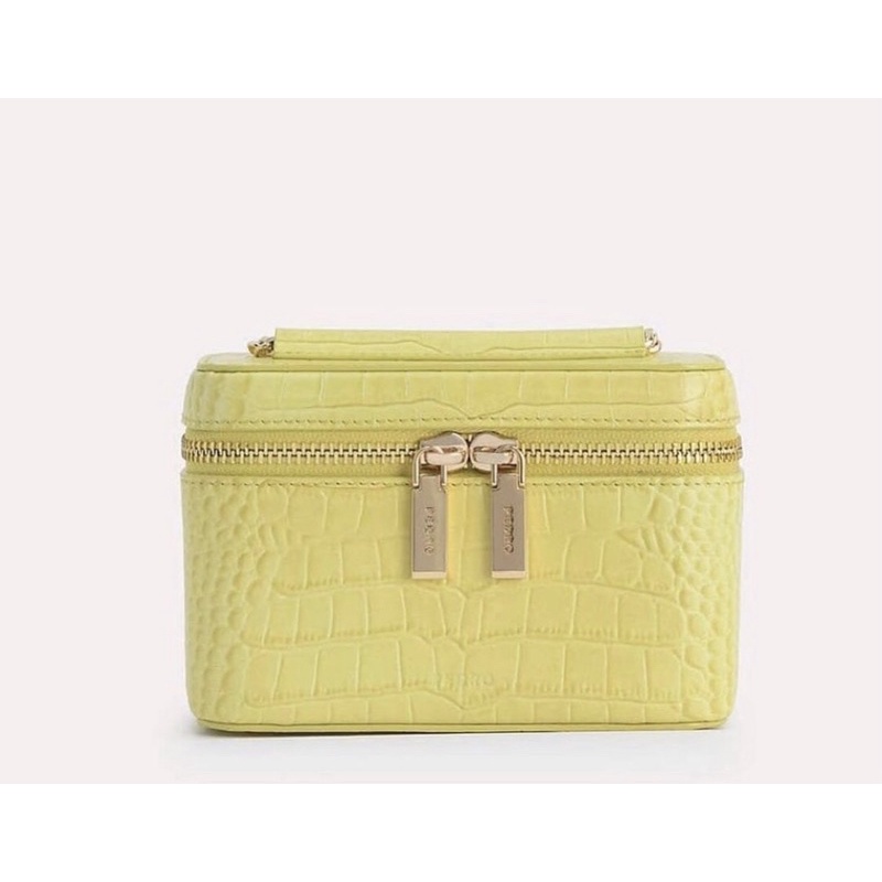 pedro textured leather vanity case