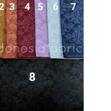 ☇ Kain Gamis Kain Hijab Kain Wolfis Embos Woolpeach Emboss motif Ayana ♥