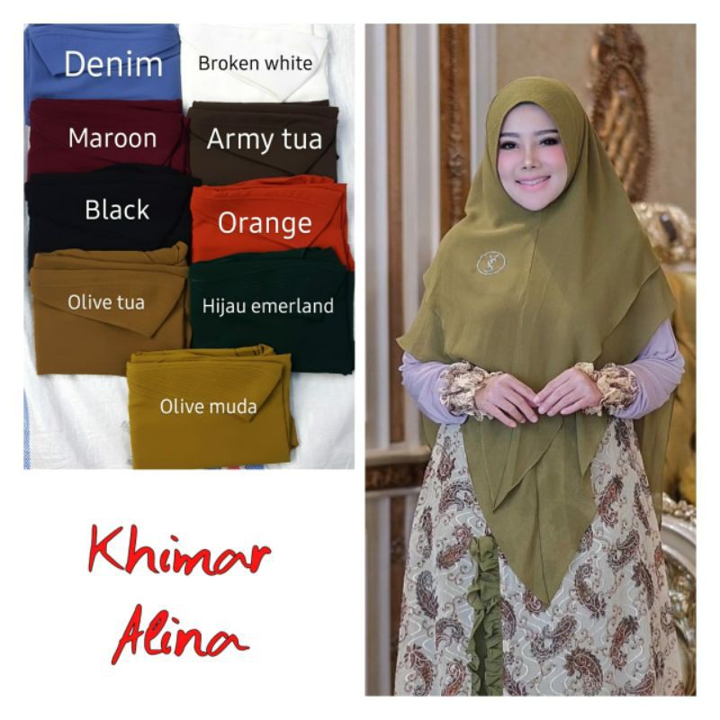 KHIMAR ALINA ORI BY YODIZEIN SYARI