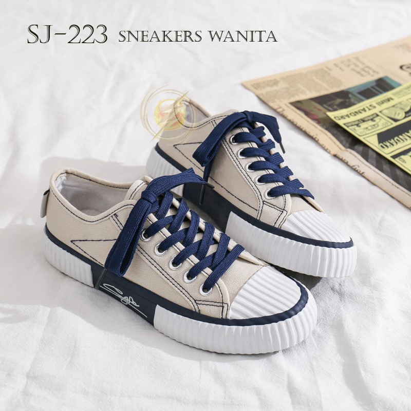 [OOS] Sepatu Sneakers Wanita Casual Wear ala Back To School Import Kualitas Super Premium - 223 (NO BOX)