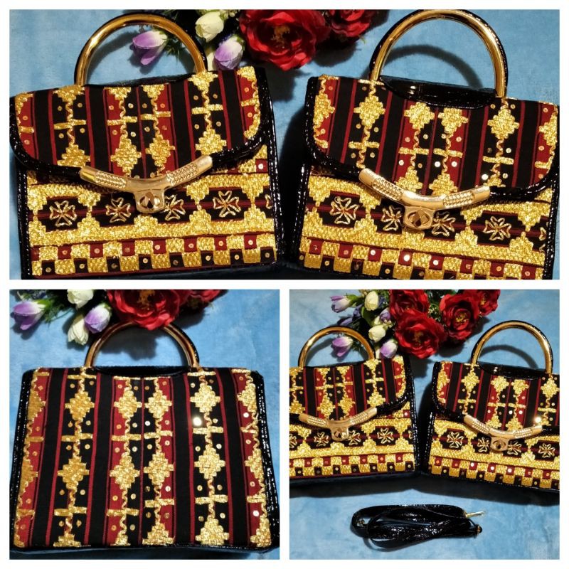 [BISA COD] Tas Pesta Model Inces Full Tapis