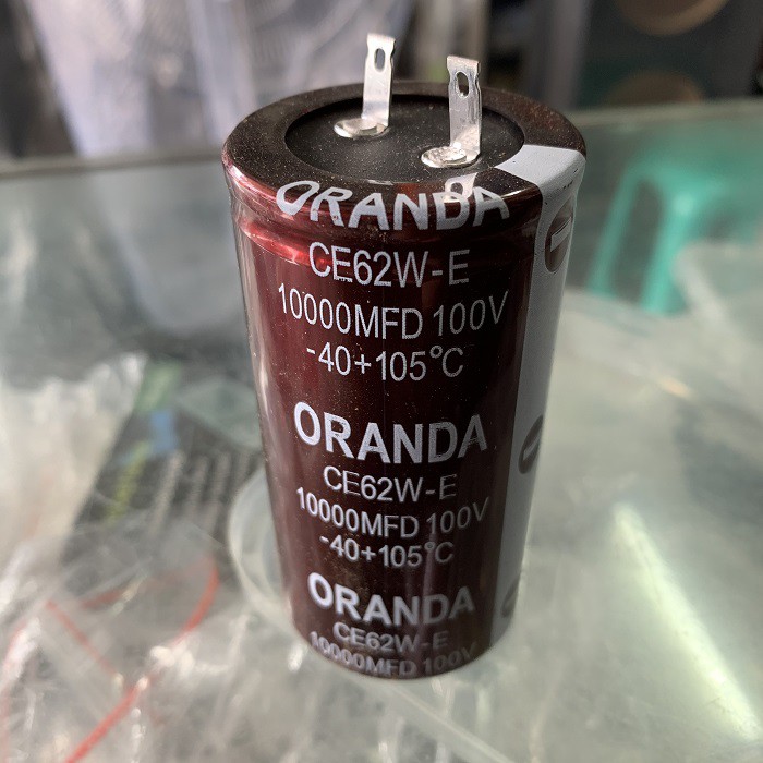 Kapasitor Oranda 10000 uF 100v mikro Capasitor Mesin Tehnik Sparepart