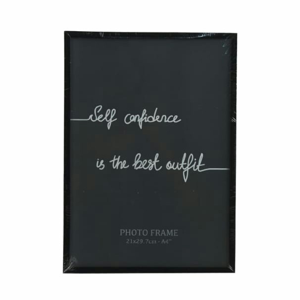 Bingkai Foto A4 - Hitam bn17