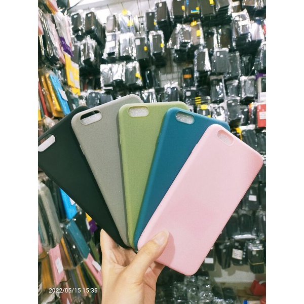 six candy case iPhone 6 plus premium softcase warna polos