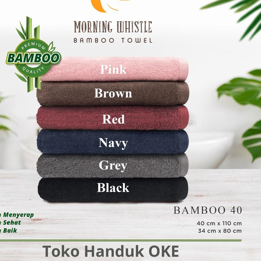 OKE Handuk Travel & Sport Terry Palmer Morning Whistle Bamboo Towel BAMBOO 40 | 34X80 | 40X110