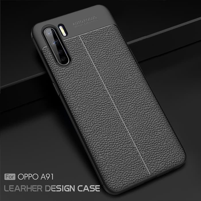 Case Auto Focus Softcase Oppo A91 / Reno 3 - Free Tempered Glass