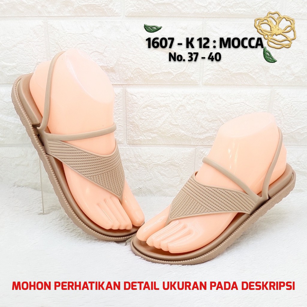 Sandal Wanita Balance 1607 K12 Original Sendal Jepit Tali Lebar Jelly Impor Very Nice Lentur Ringan