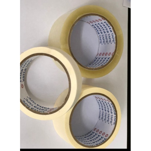 

Lakban Kertas Yatta tape 24mm dan 48 mm , 20 yard