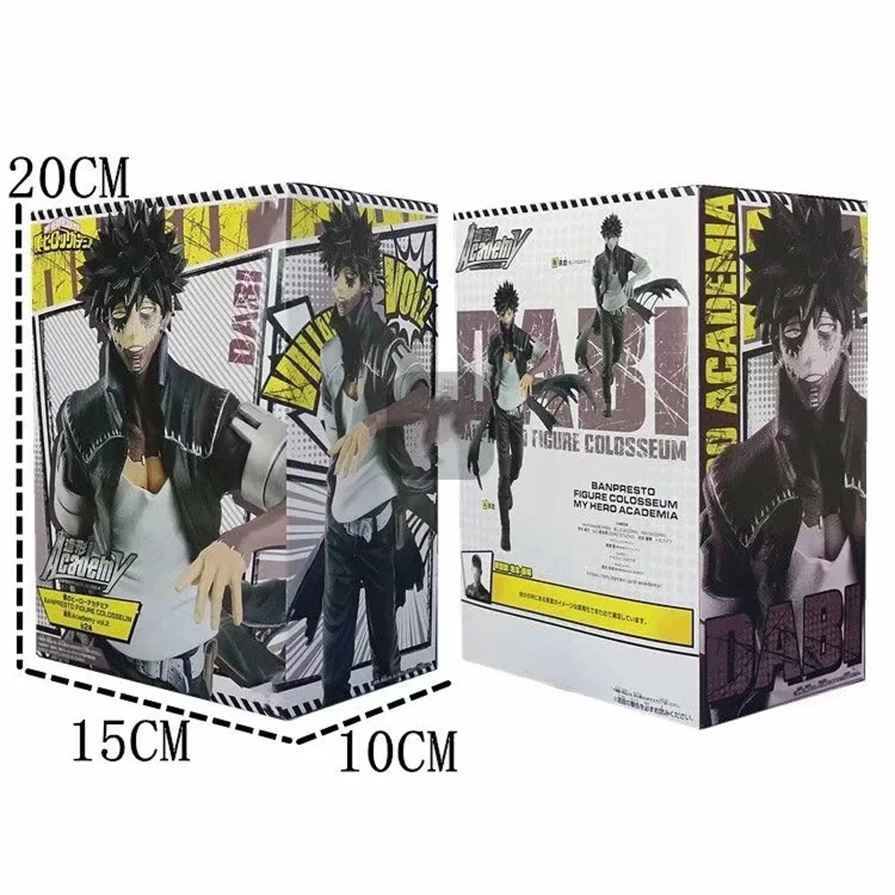 Lanfy Mainan Action Figure Anime Jepang My Hero Academia Dabi Bahan Pvc Ukuran 18cm Untuk Koleksi