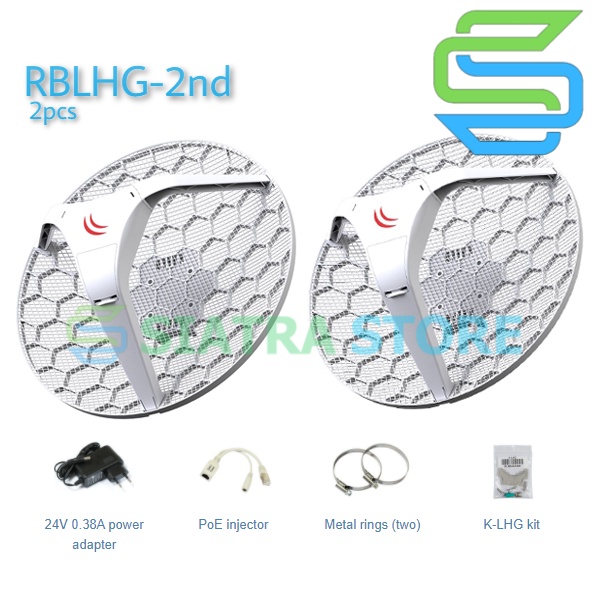 MikroTik LHG 2 RBLHG-2nD 2 Pcs/Pack