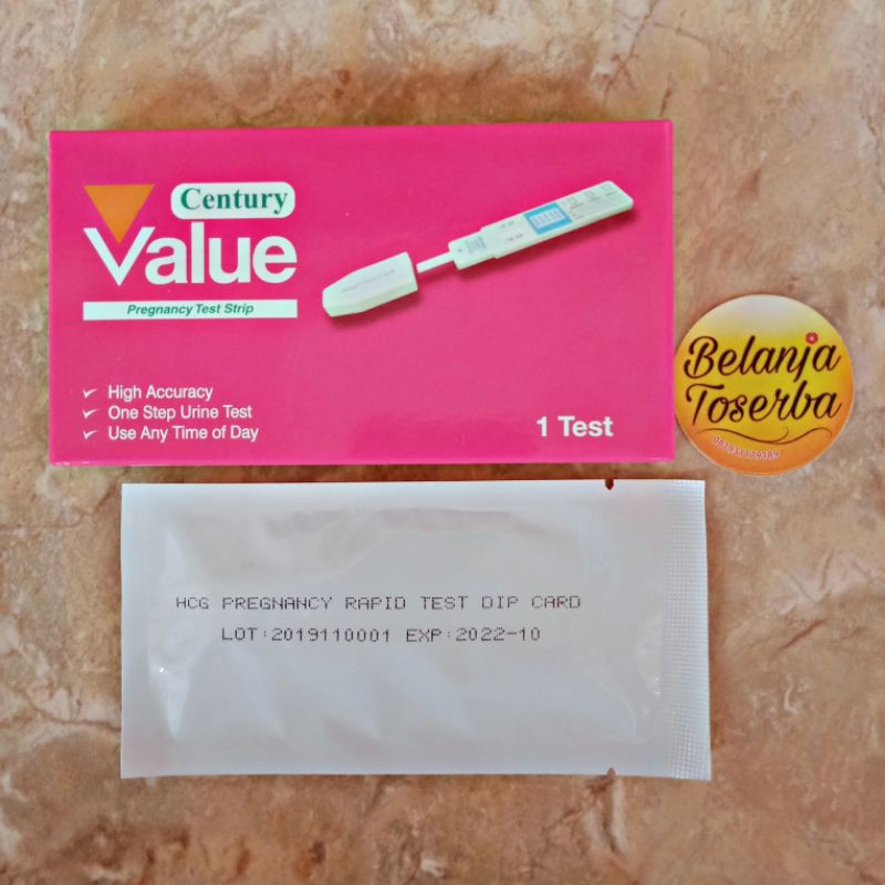 Test Kehamilan Value Century Strip Original / Tespek Hamil Device Value / Tes Pregnancy Strip Value