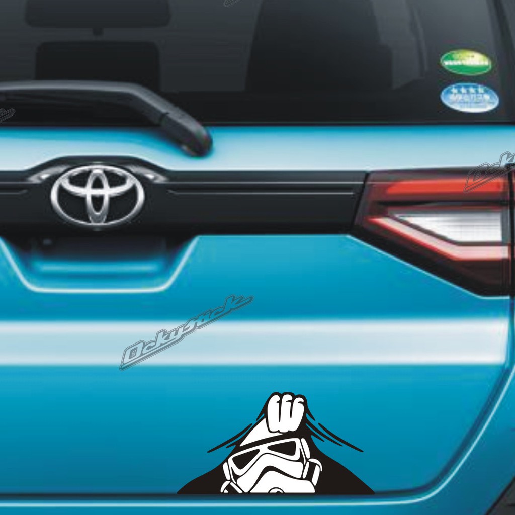 Cutting Sticker STAR WARS Ngintip Stiker Mobil Shopee Indonesia