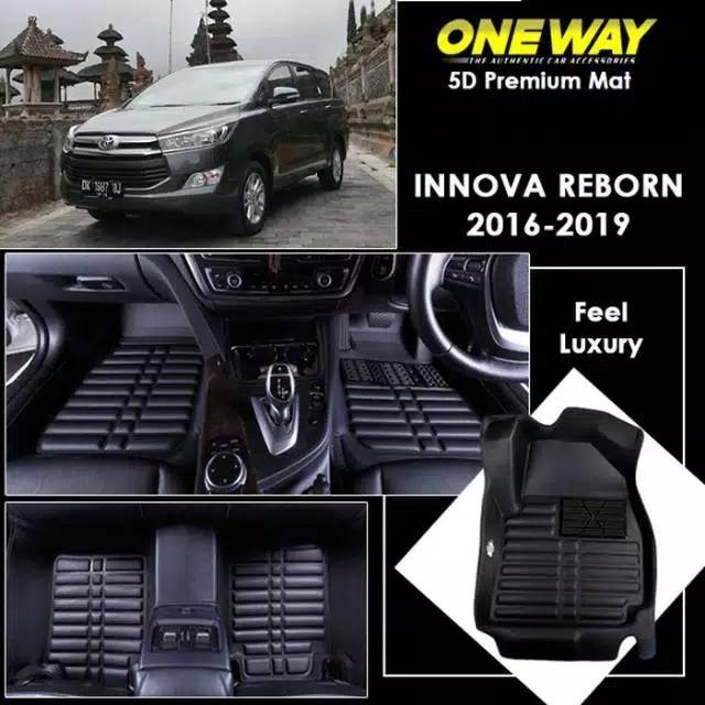 ONE WAY KARPET Mobil 5D PREMIUM / KARPET MOBIL INNOVA REBORN / ACCESSORIES MOBIL terbaru