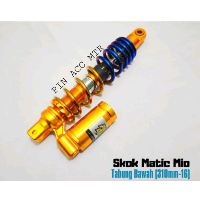 Shok  Shock Shockbreaker Belakang Tabung Bawah Fastbikes Twotone Ukuran 310/330mm semua motor metic