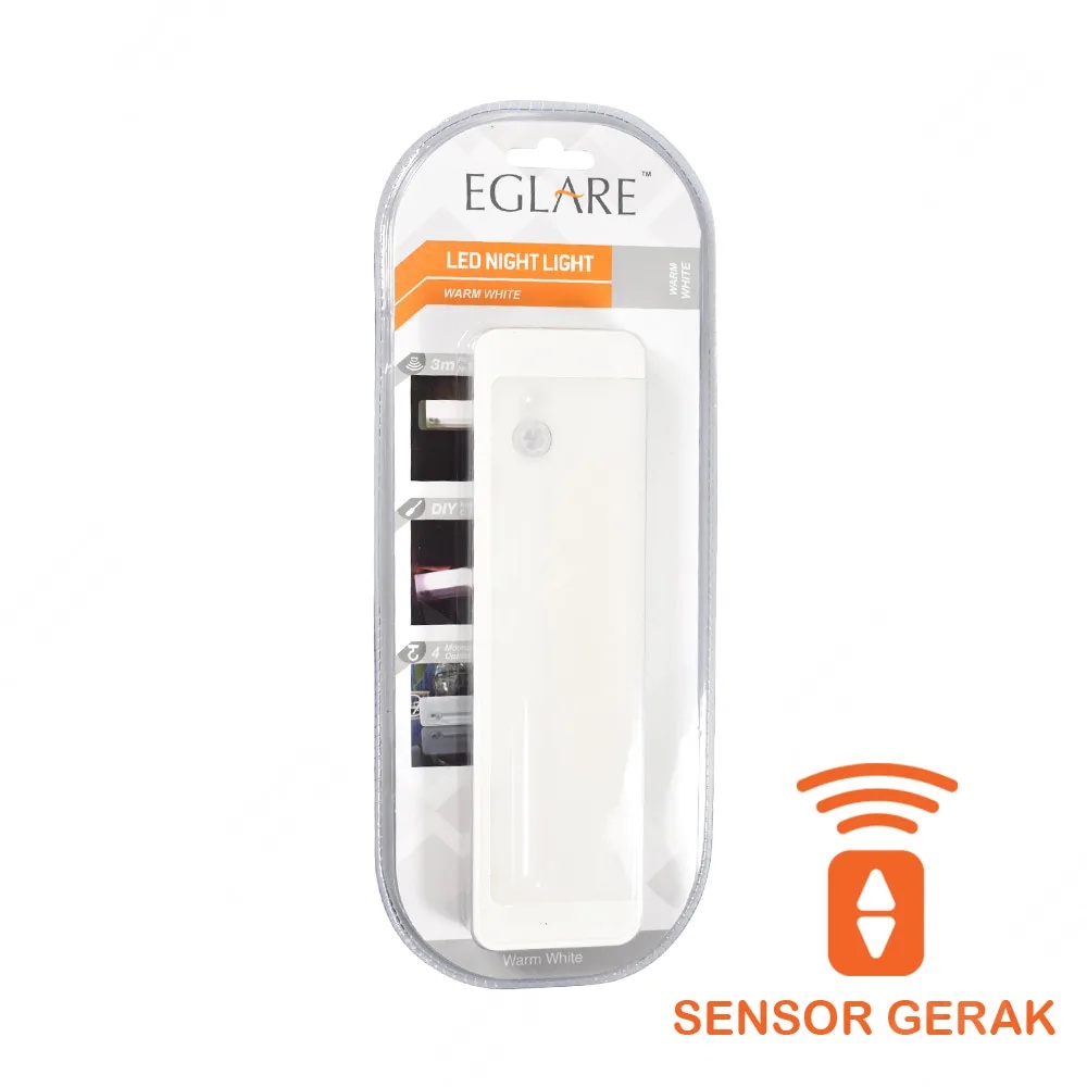 ACE Eglare 20 Cm Lampu Led Dengan Sensor Gerak - Warm White