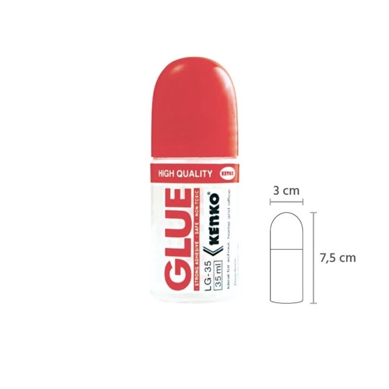 Lem Kertas Bening Kenko/montana  LG - 35ml / 50 ml