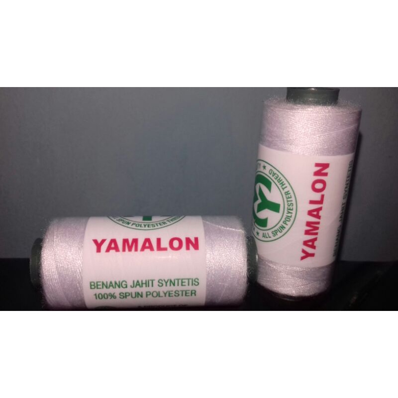 Benang jahit YAMALON 500 yard putih perbiji