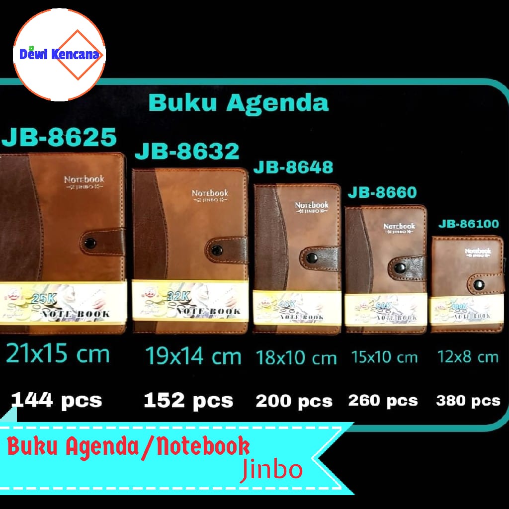 

Note Book Kulit / Buku Saku JINBO / Agenda / Jurnal