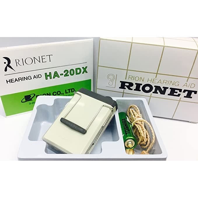 HEARING AID RIONET RION HA-20 DX / HA-20 DX ALAT BANTU DENGAR MADE IN JAPAN