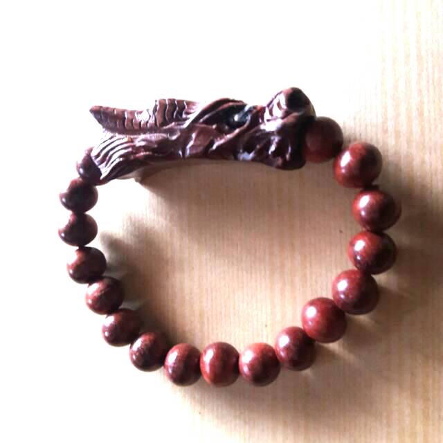 gelang ukir naga  kayu galih nagasari