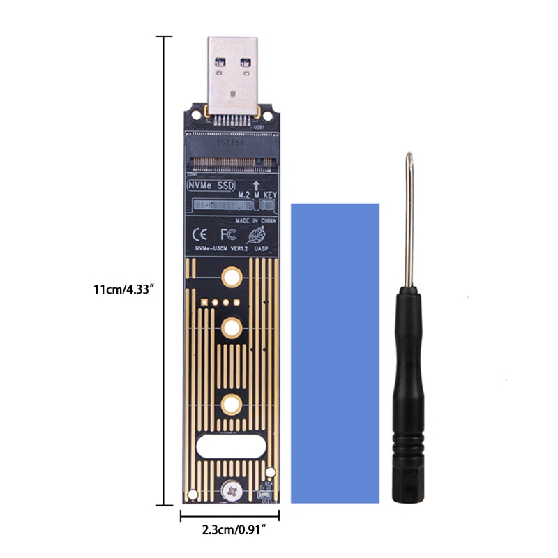 Btsg NVME Protokol Untuk m.2 SSD Ke Usb3.1 Type A Adapter Extension Card 10Gbps Set Wireless Plug Untuk Bermain