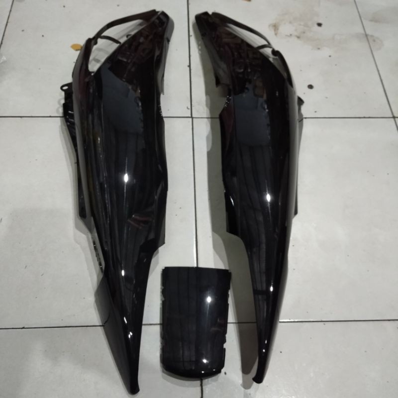 Cover Body Set Supra X 125 2007 Hitam Imitasi WIN