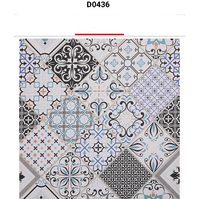 Wallpaper Sticker Dinding Kamar Bermotif RONA D0436