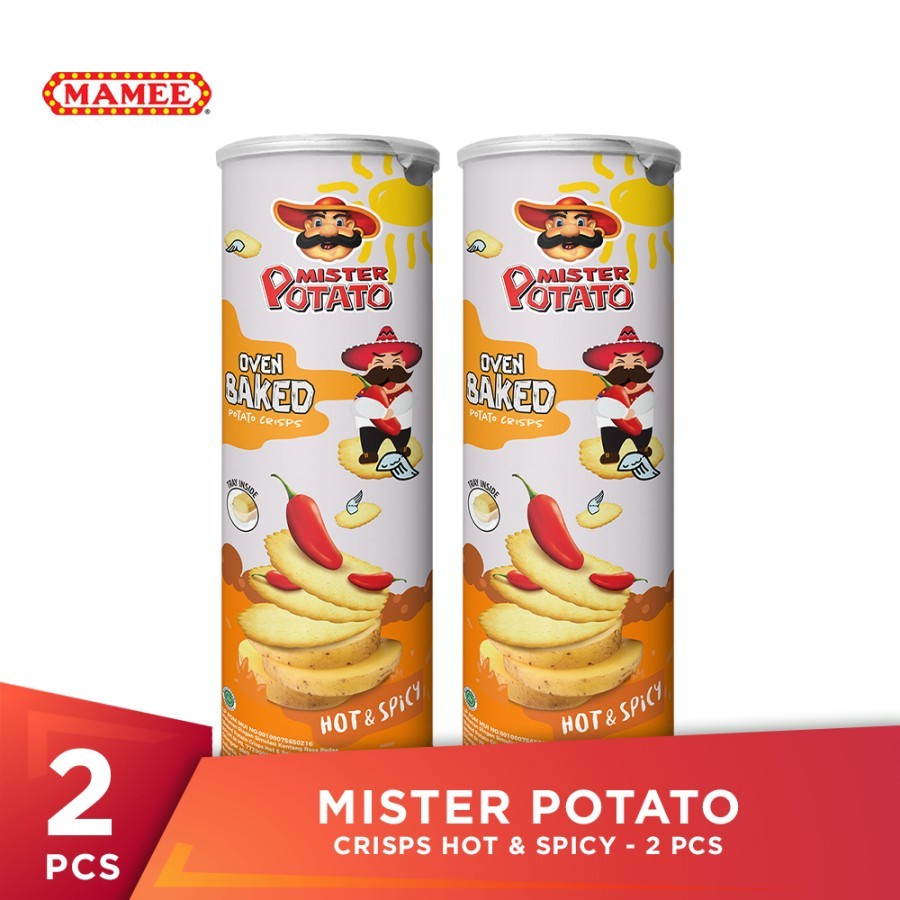 

Mister Potato Baked Crisps Hot & Spicy - 2 pcs