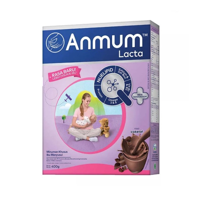 anmum materna coklat 400gram susu ibu hamil susu ibu menyusui anmum coklat