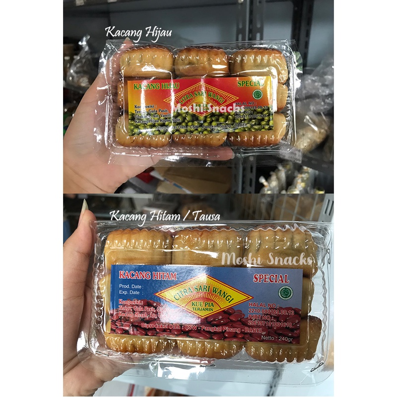 

Kue Pia Citra Sari Wangi Kacang Hitam Kacang Hijau Spesial isi 9 Asli Bangka / Kue Tausa / Pia Kacang Ijo Kue Bulan Mini Moon Cake