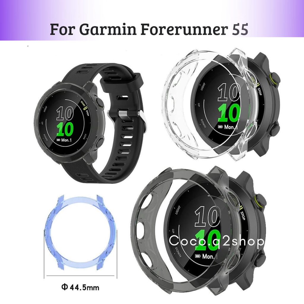 BUMPER CASE GARMIN FORERUNNER 55 SMARTWATCH TPU - PELINDUNG GARMIN FORERUNNER 55
