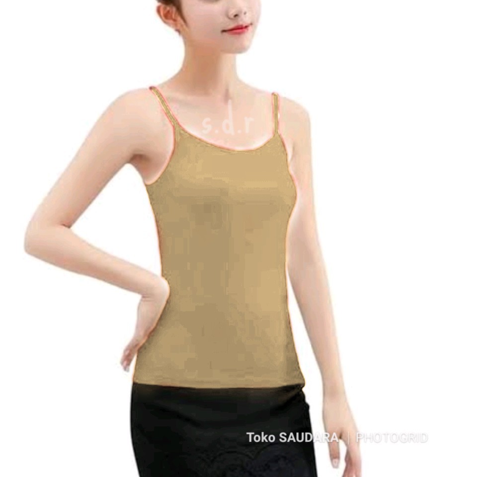 Tanktop spandek premium tali kecil