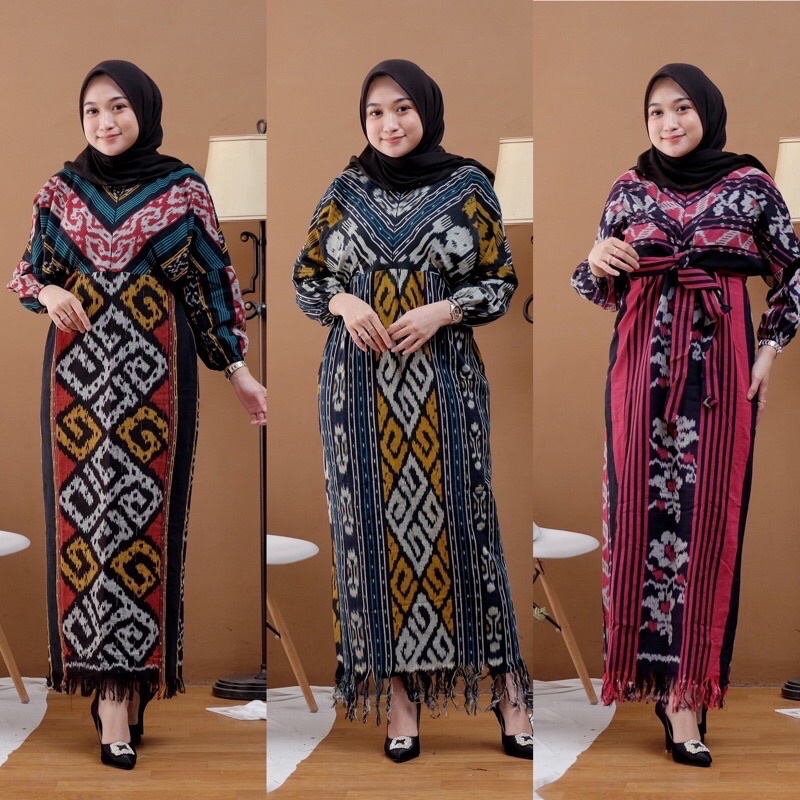 GAMIS TENUN RANIA DRESS KONDANGAN DEBBY STORE PEKALONGAN