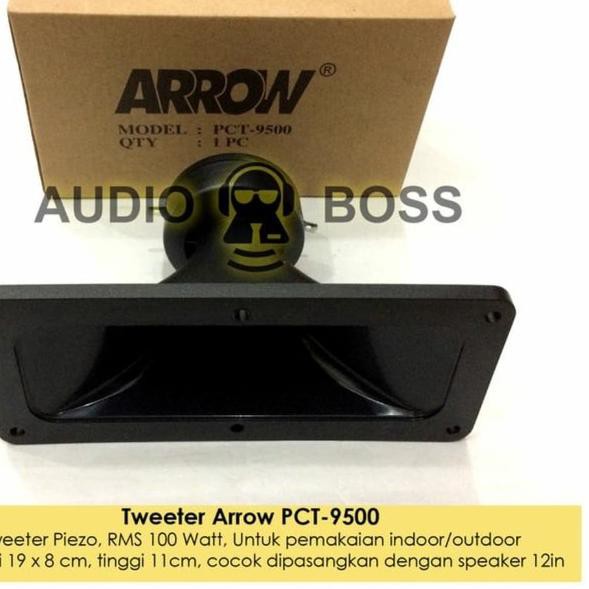 Terbaru Tweeter ARROW PCT 9500 / Tweeter speaker walet / tweeter kotak. . . .