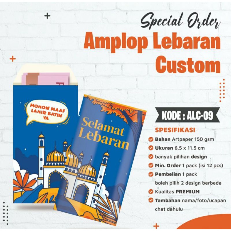 Amplop Lebaran Custom/Angpao/Amplop Custom