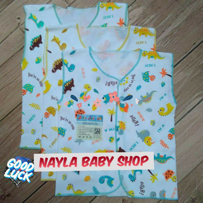 AIRIN Baju Bayi Tangan Buntung Newborn SNI 3pcs-2