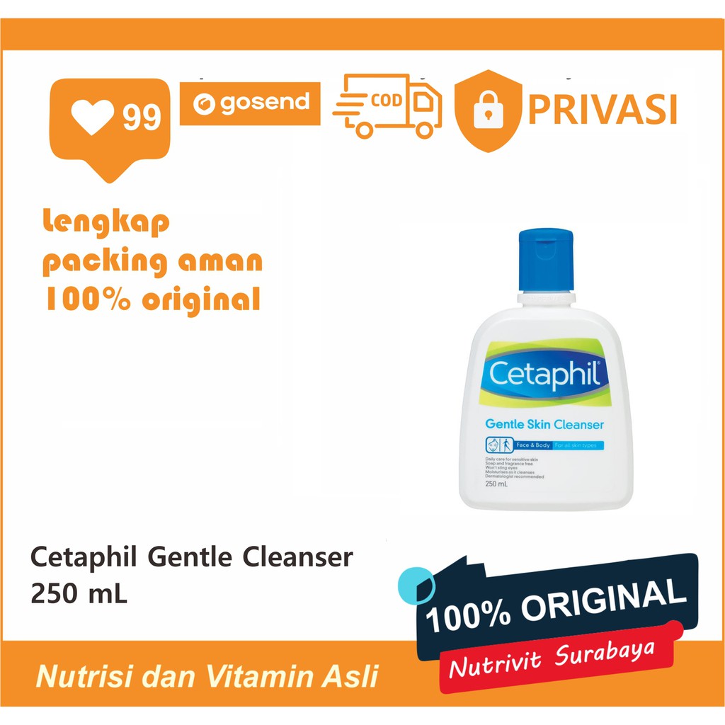 CETAPHIL GENTLE SKIN CLEANSER 59 / 125 ML / 250 mL