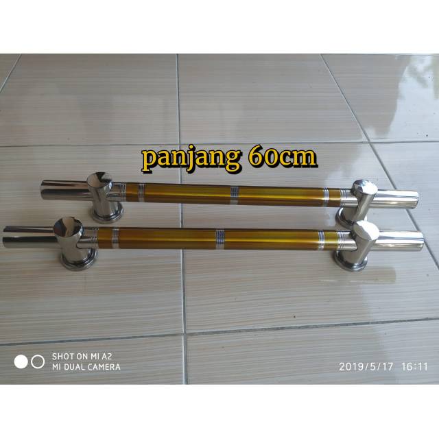 Handle pintu Rumah STAINLESS gold 60cm