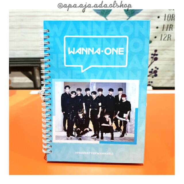

NOTEBOOK HARDCOVER WANNA ONE all member