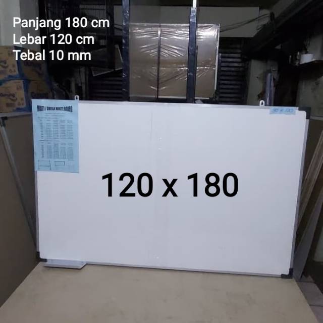 

Whiteboard gantung 120 x 180 papan tulis 120 x 180 cm